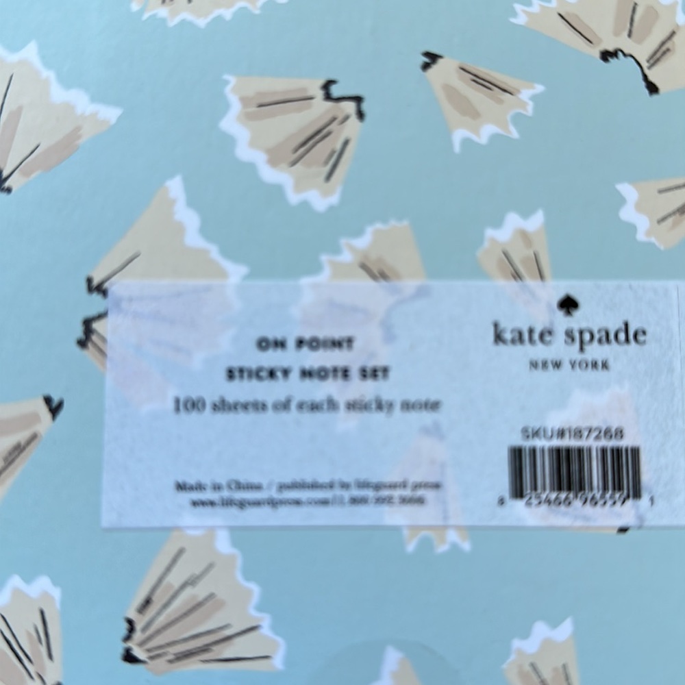 Kate Spade ♠️ On Point Sticky Note Set - Picture 3 of 3